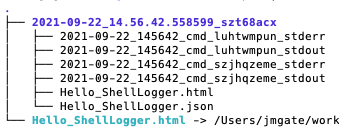 Log directory structure